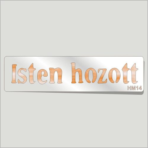 Isten Hozott Festősablon Felirat