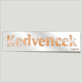 Kedvencek Festősablon Felirat