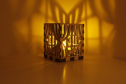 LED mécsestartó  – Cica