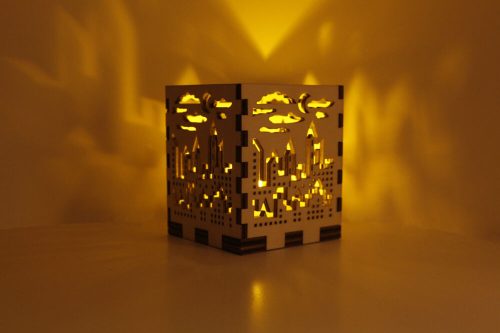 LED mécsestartó  - Városkép