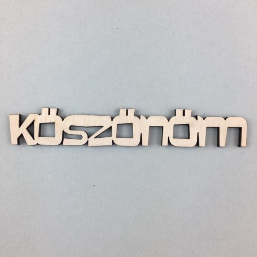  Köszönöm