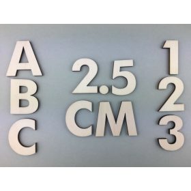 OB1 1,5 cm natúr betűk, számok
