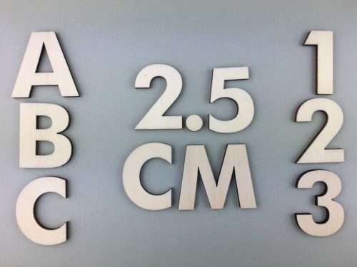 OB1 2,5 cm natúr betűk, számok