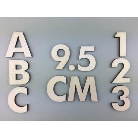 OB1 9,5 cm natúr betűk, számok