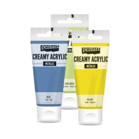Krémes akrilfesték - metál 60 ml