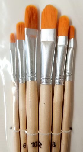Ecset szett 6 részes, macskanyelv