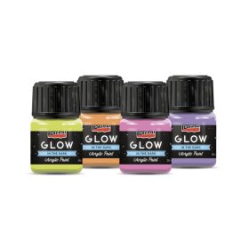 GLOW sötétben világító akrilfesték - 30 ml.
