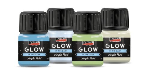 GLOW sötétben világító akrilfesték - 30 ml.
