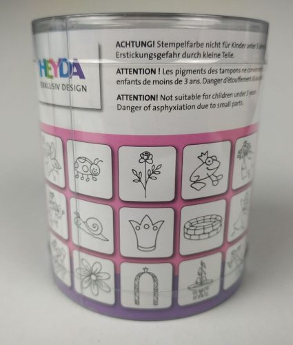 HEYDA 15 darabos, tündéres fa pecsétnyomó + fekete bély.párna