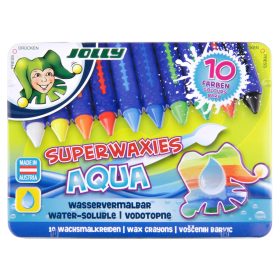JOLLY Aquarell fémdobozos zsírkréta 10/klt