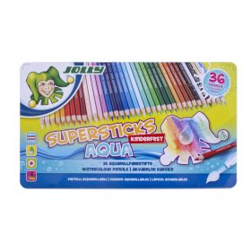 Színes ceruza 36/klt JOLLY Aqua fémdobozban
