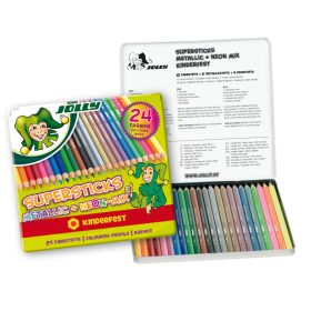 JOLLY Metallic-mix 24 darabos színes ceruza készlet